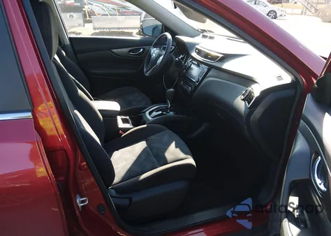 2015 Nissan Rogue Sv z USA, uszkodzony, nr VIN KNMAT2MVXFP514242